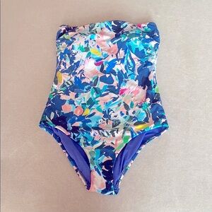 Milea Womens Multicoloured / Pattern One Piece Swimsuit Size 12